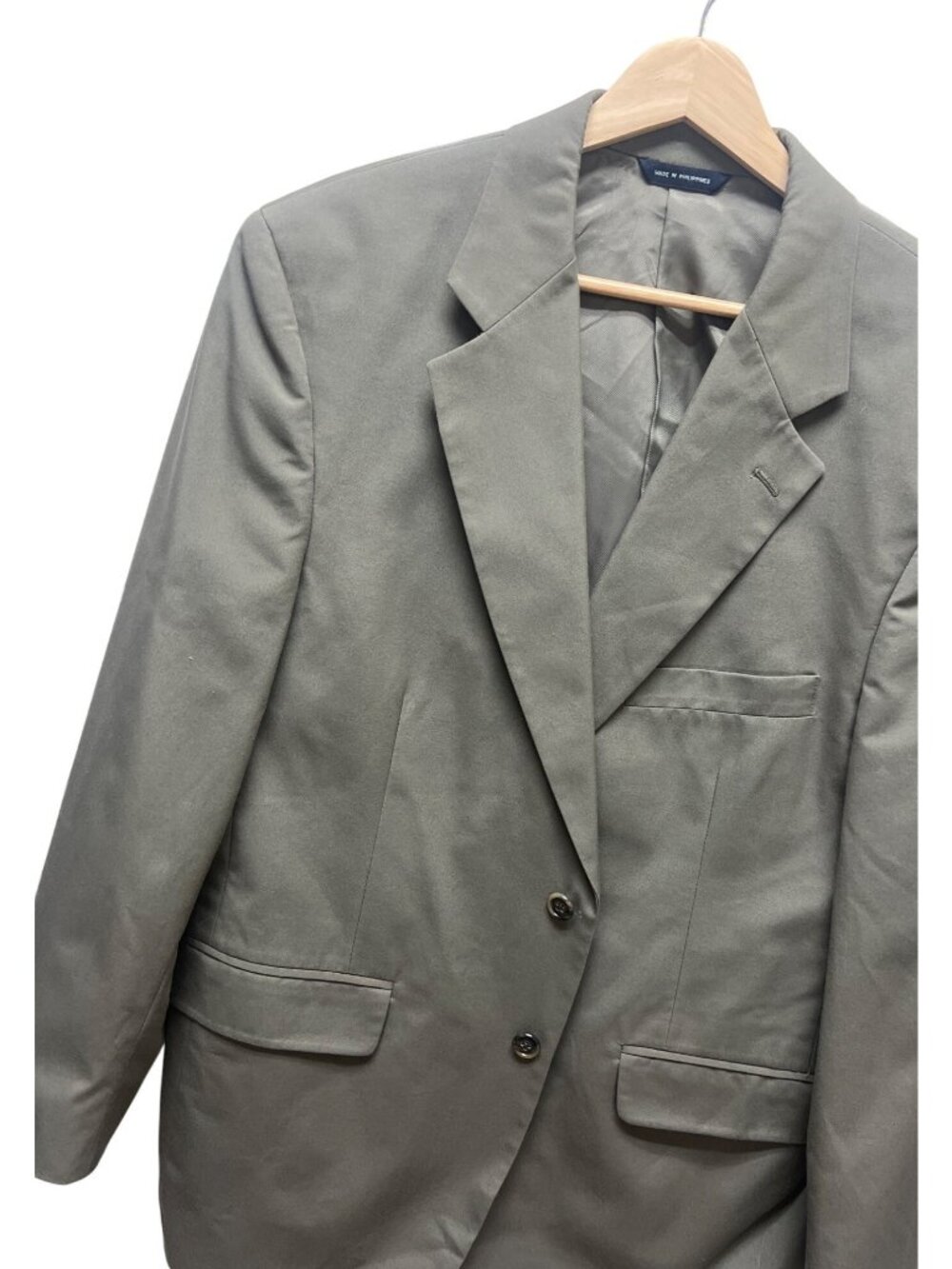 Brooks Brothers Taupe Cotton Blend Sports Coat Blazer